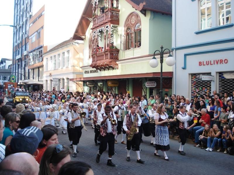 Oktoberfest in the city of Blumenau