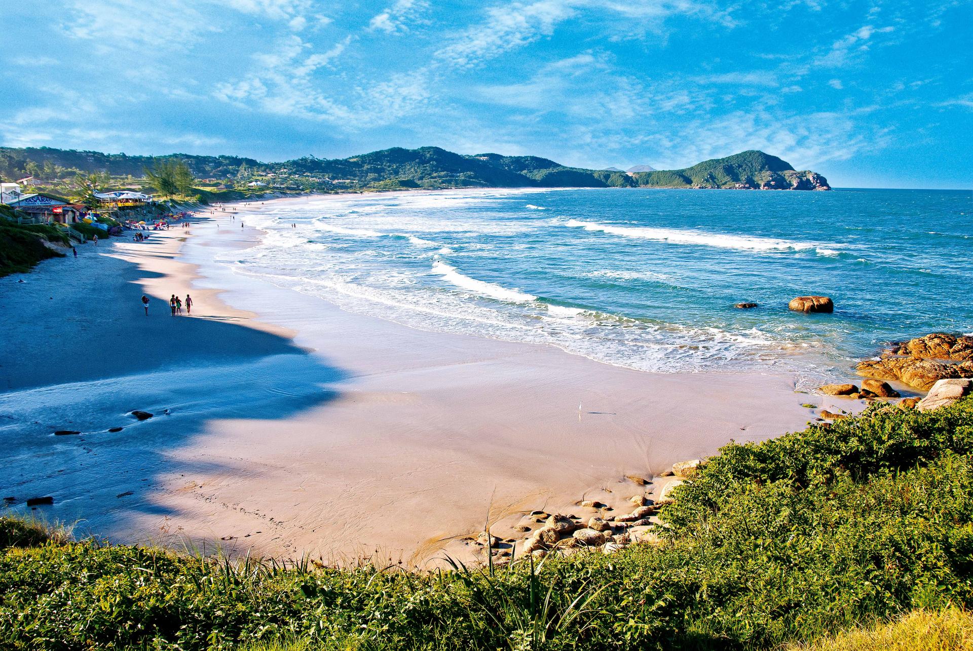 Beach in the south of Florianopolis